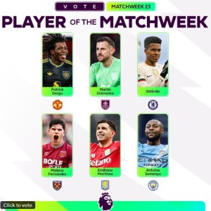 爱游戏娱乐-英超官方本轮最佳球员候选：埃斯特旺、塞梅尼奥、多尔古在列